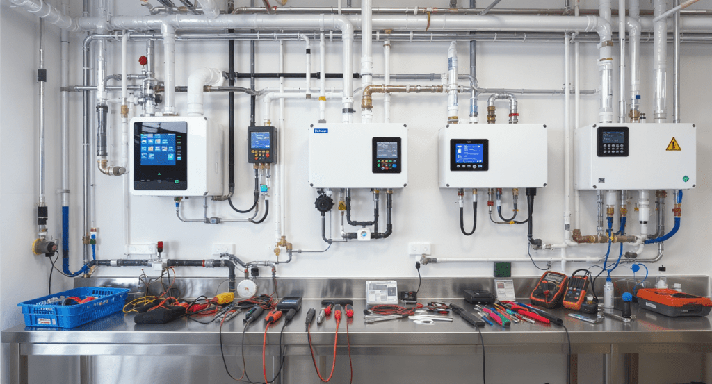 Système de chauffage moderne avec assistance technique professionnelle