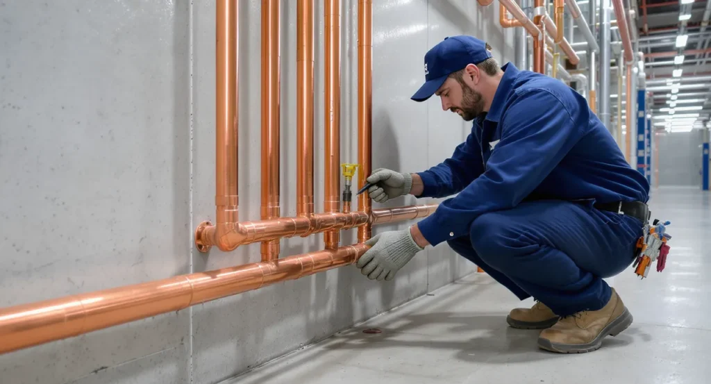 Installateurs de plomberie professionnels travaillant dans le 92