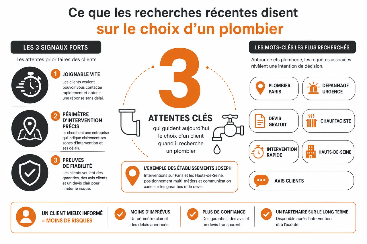 Entreprise de plomberie 5 critères pour choisir un artisan sérieux et éviter les mauvaises surprises , Ce que les recherches récentes disent sur le choix d’un plombier