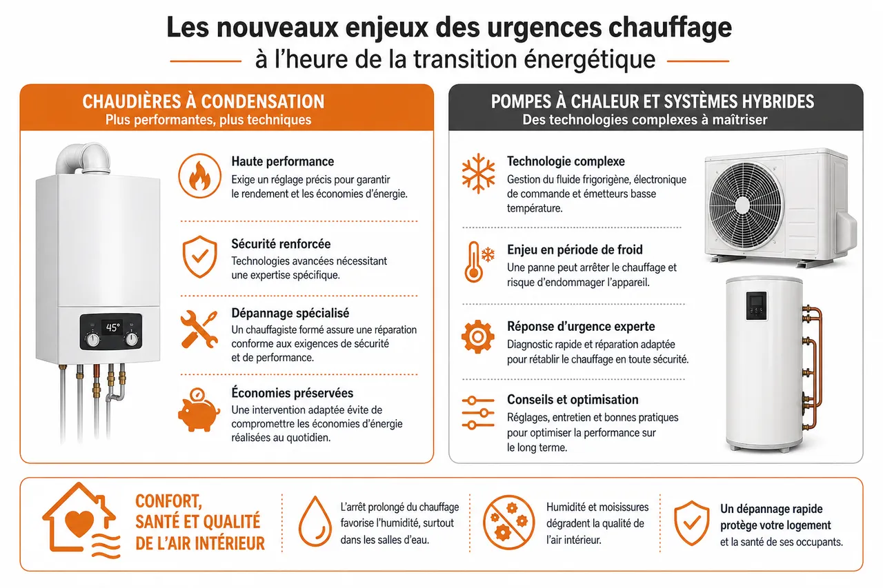 Urgence chauffagiste les bons réflexes pour sécuriser votre logement avant l’intervention , Les nouveaux enjeux des urgences chauffage à l’heure de la transition énergétique