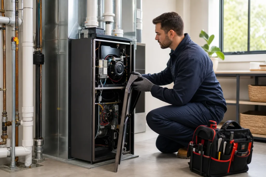 Système de chauffage domestique installation dépannage entretien professionnel