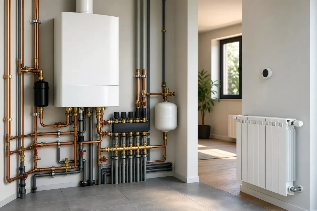 Système de chauffage et plomberie pour préparation hiver efficace