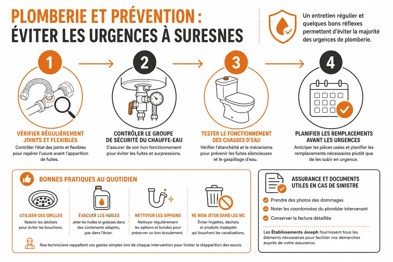 Plombier à Suresnes: urgences, travaux de rénovation et petits dépannages du quotidien , Plomberie et prévention: éviter les urgences à Suresnes