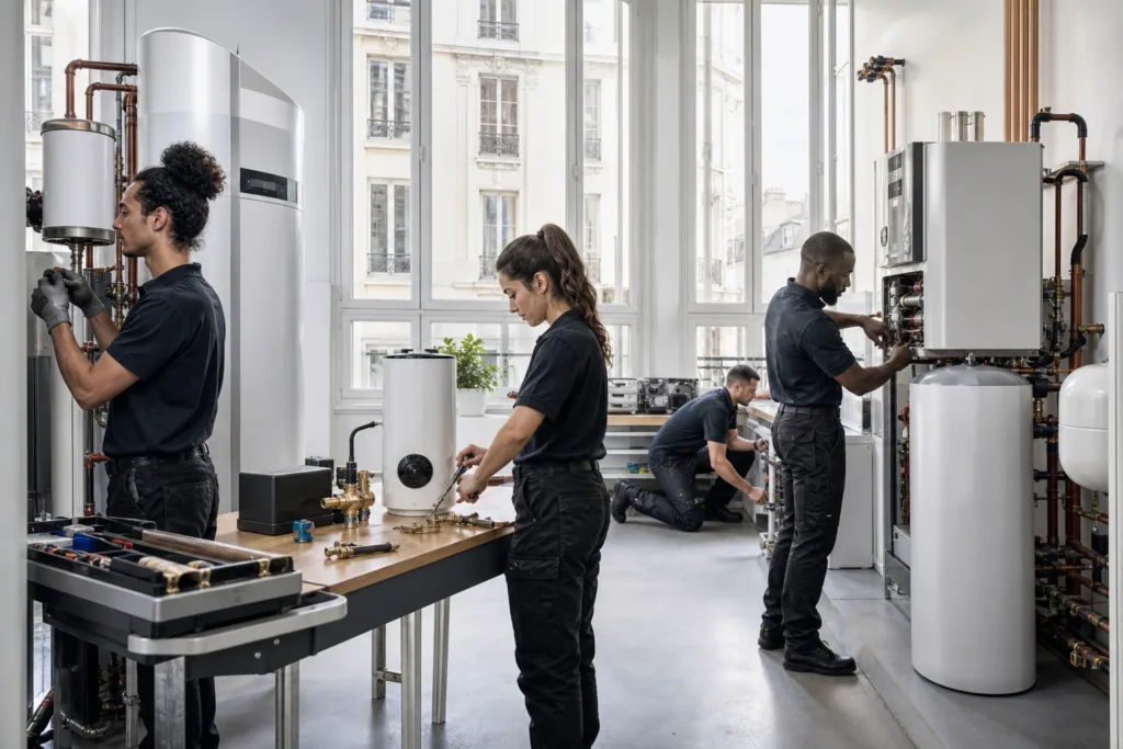 Système de chauffage d’eau sanitaire écoénergétique et performant