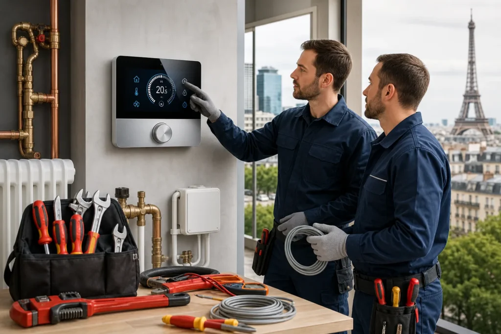 Thermostat d’ambiance avec réglages pour réduire la facture énergétique
